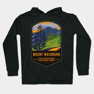 Mount Washburn Yellowstone National Park Hoodie